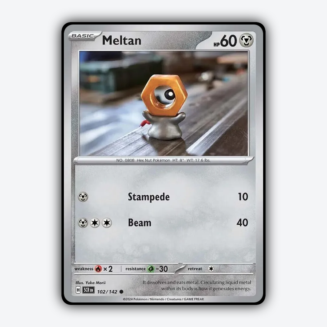 Meltan 102/142 - Stellar Crown Set - Card Rug