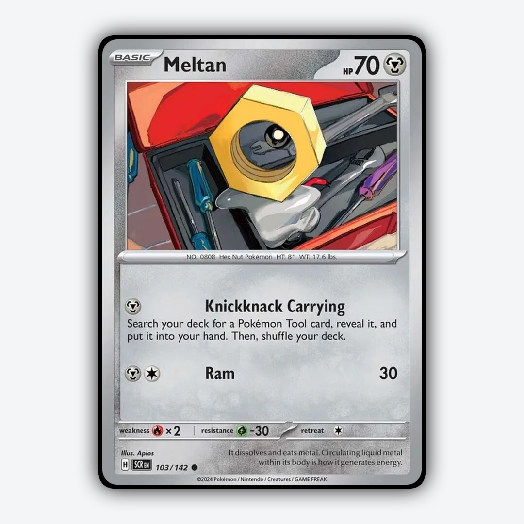 Meltan 103/142 - Stellar Crown Set - Card Rug