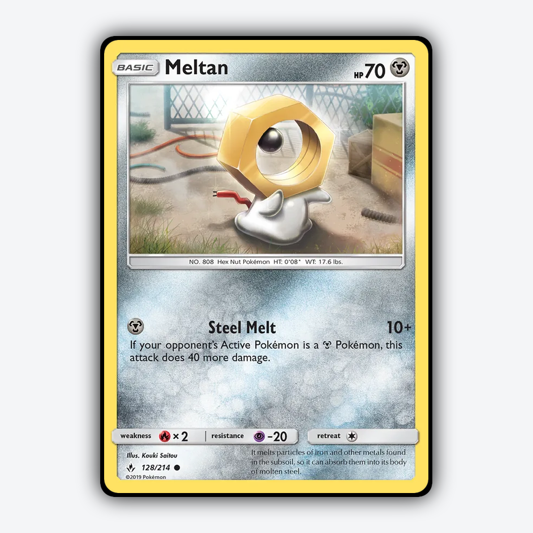 Meltan 128/214 - Unbroken Bonds Set - Card Rug