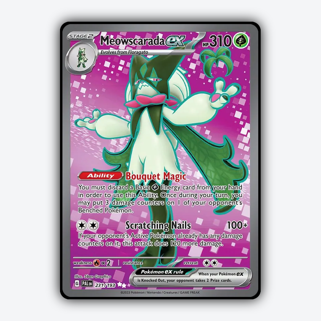 Meowscarada ex 231/193 - Paldea Evolved Set - Card Rug