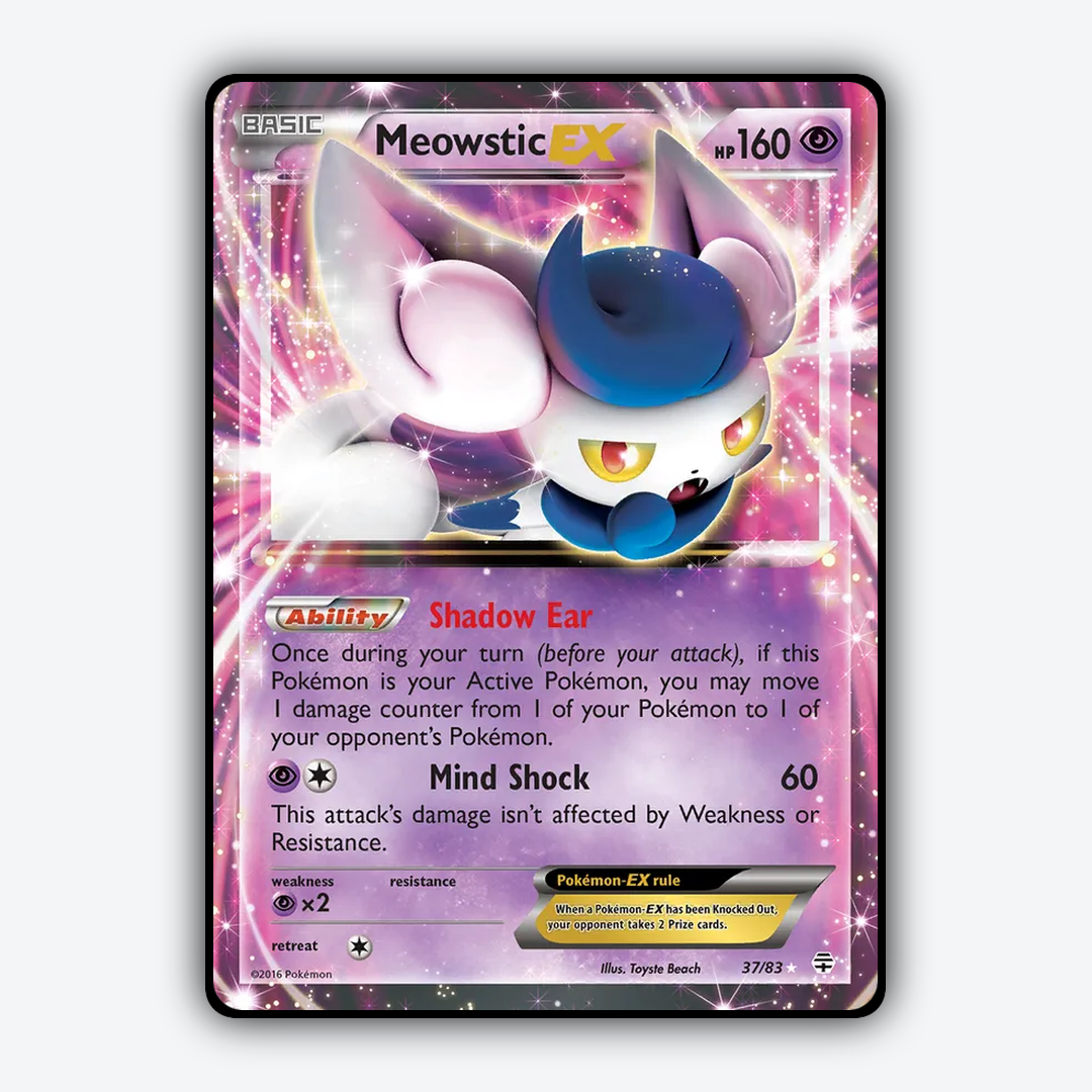 Meowstic-EX 037/83 - Generations Set - Card Rug