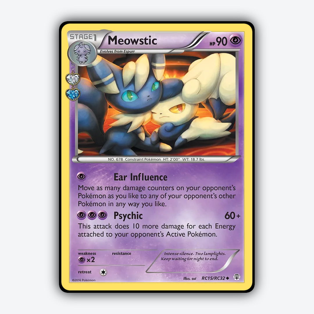 Meowstic RC015 - Generations Set - Card Rug