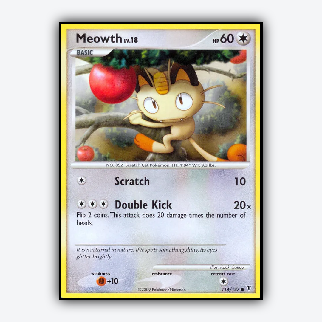 Meowth 114/147 - Supreme Victors Set - Card Rug