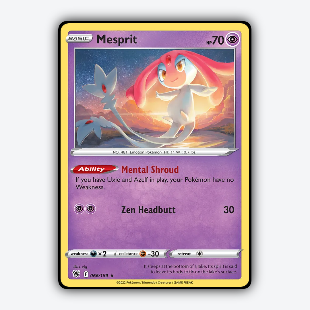 Mesprit 066/189 - Astral Radiance Set - Card Rug