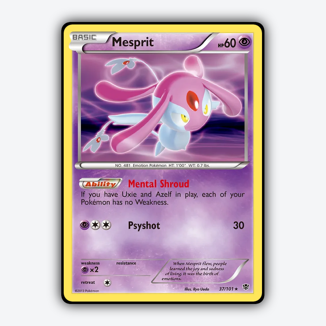 Mesprit 037/101 - Plasma Blast Set - Card Rug