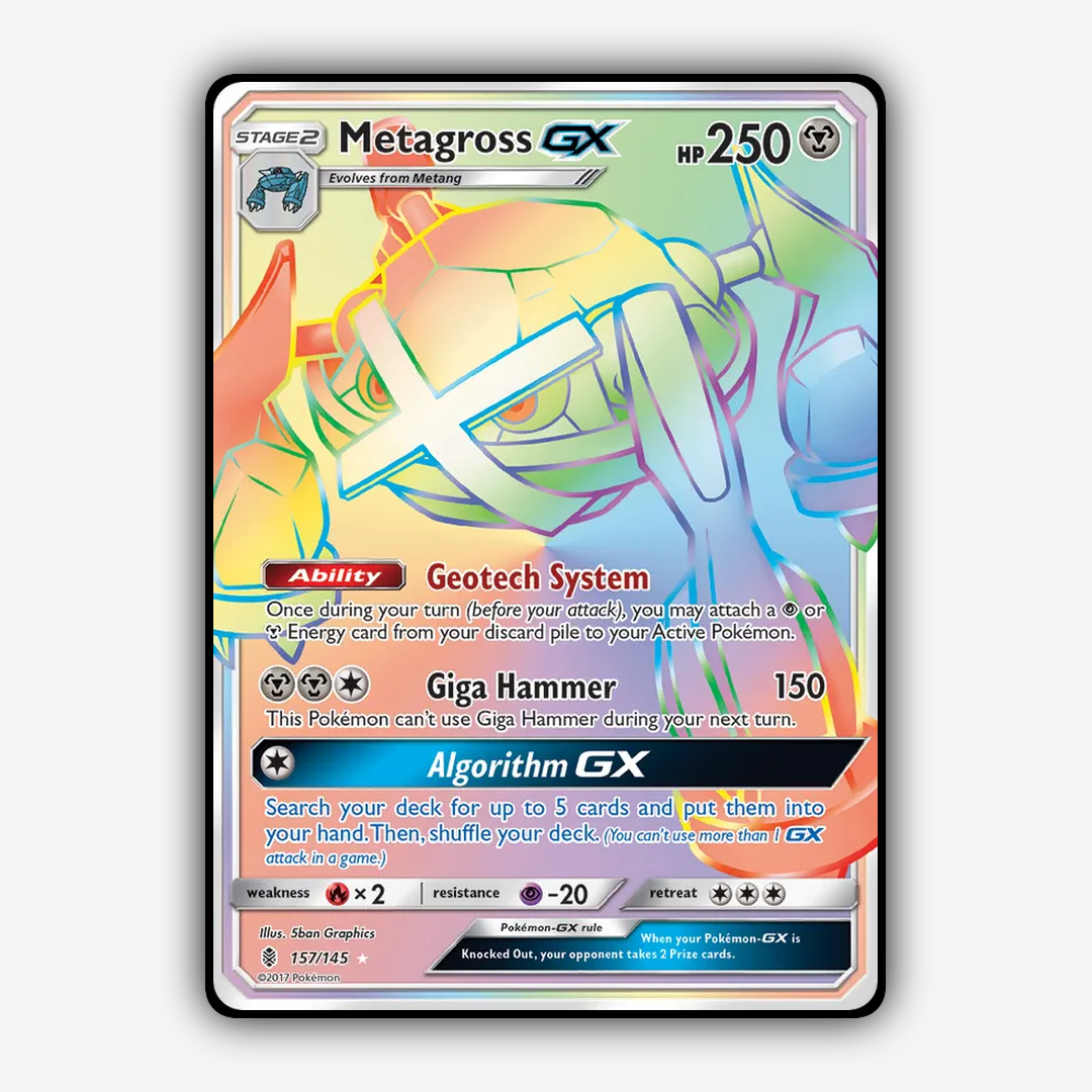Metagross-GX 157/145 - Guardians Rising Set - Card Rug