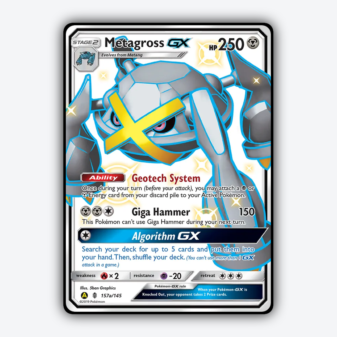 Metagross-GX 157a/145 - Guardians Rising Set - Card Rug