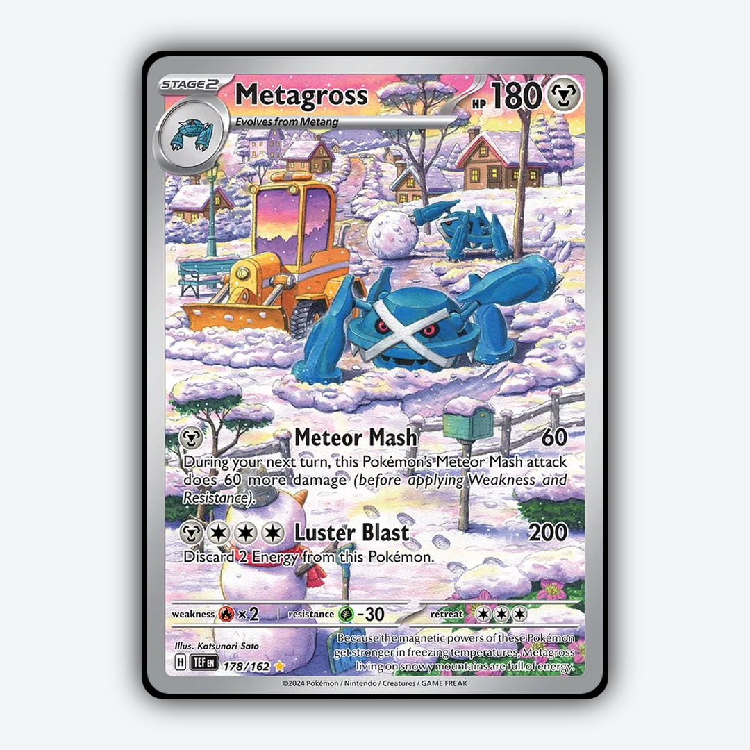 Metagross 178/162 - Temporal Forces Set - Card Rug