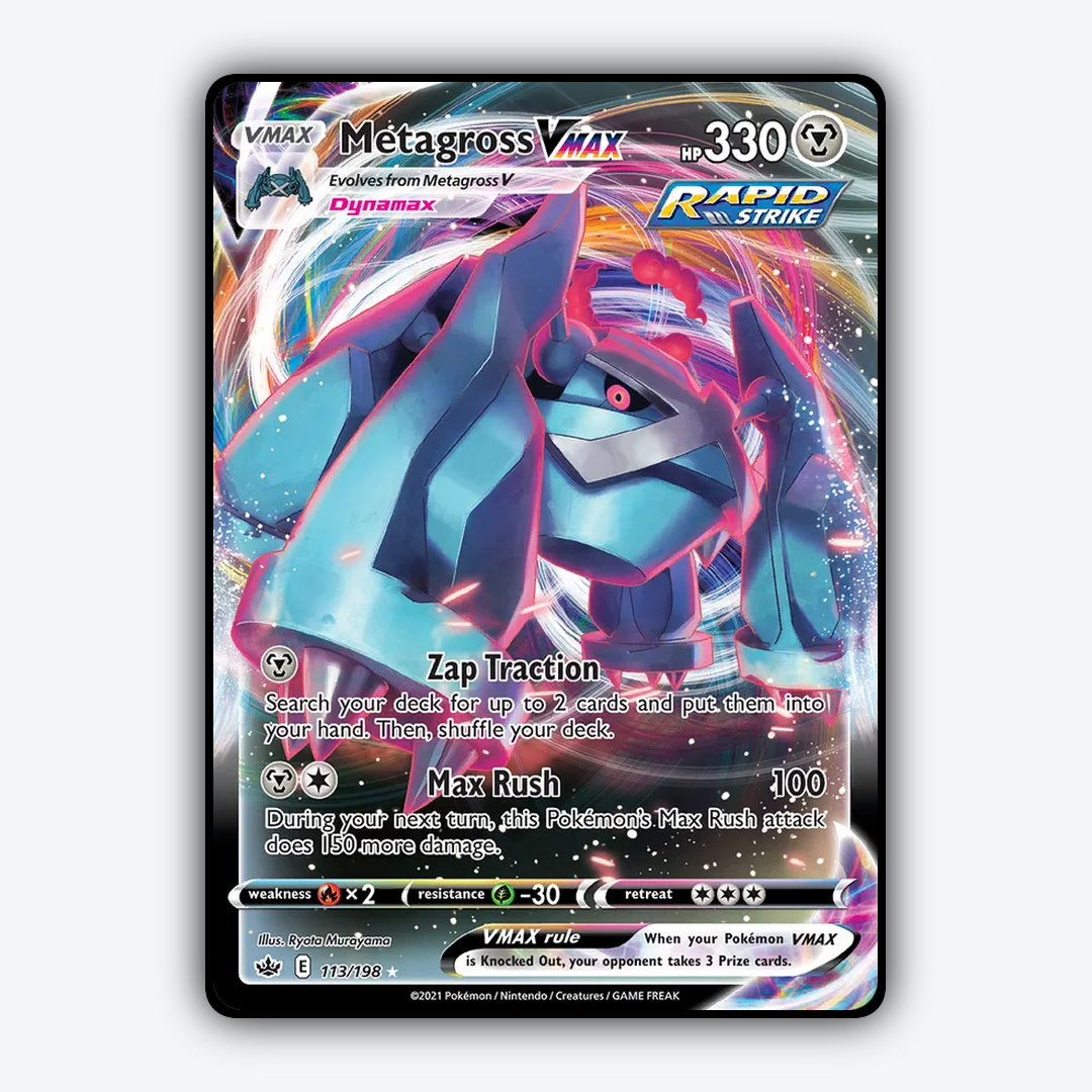 Metagross VMAX 113/198 - Chilling Reign Set - Card Rug