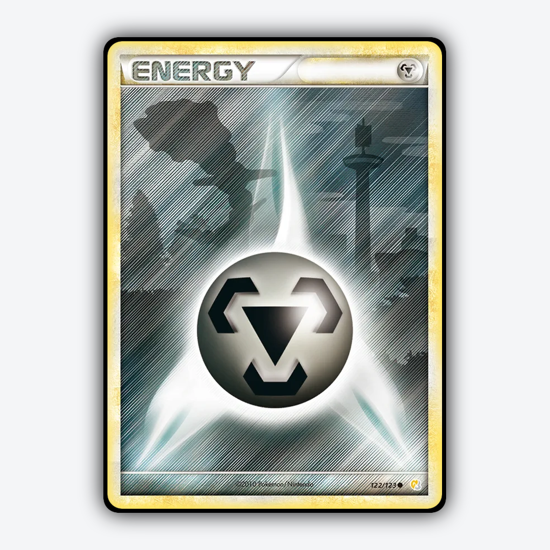 Metal Energy 122/123 - HeartGold & SoulSilver Set - Card Rug