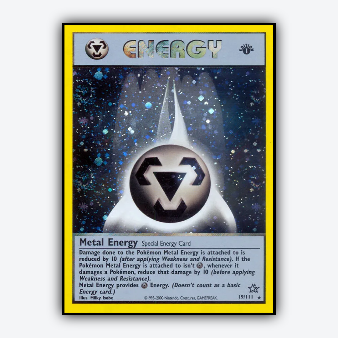 Metal Energy 019/111 - Neo Genesis Set - Card Rug