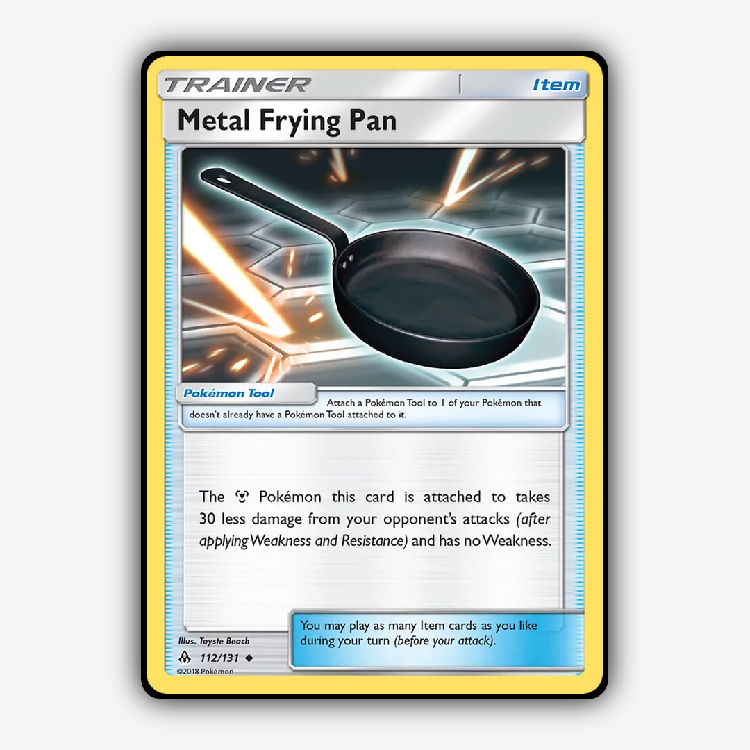 Metal Frying Pan 112/131 - Forbidden Light Set - Card Rug