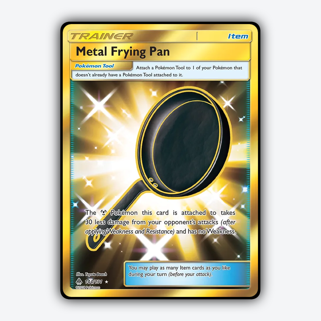 Metal Frying Pan 144/131 - Forbidden Light Set - Card Rug