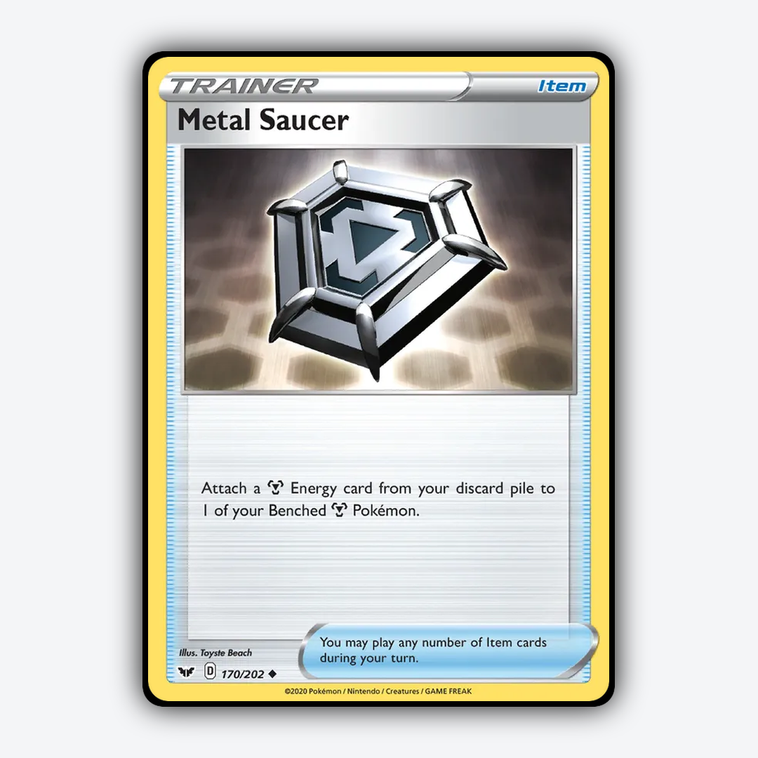 Metal Saucer 170/202 - Sword & Shield Set - Card Rug