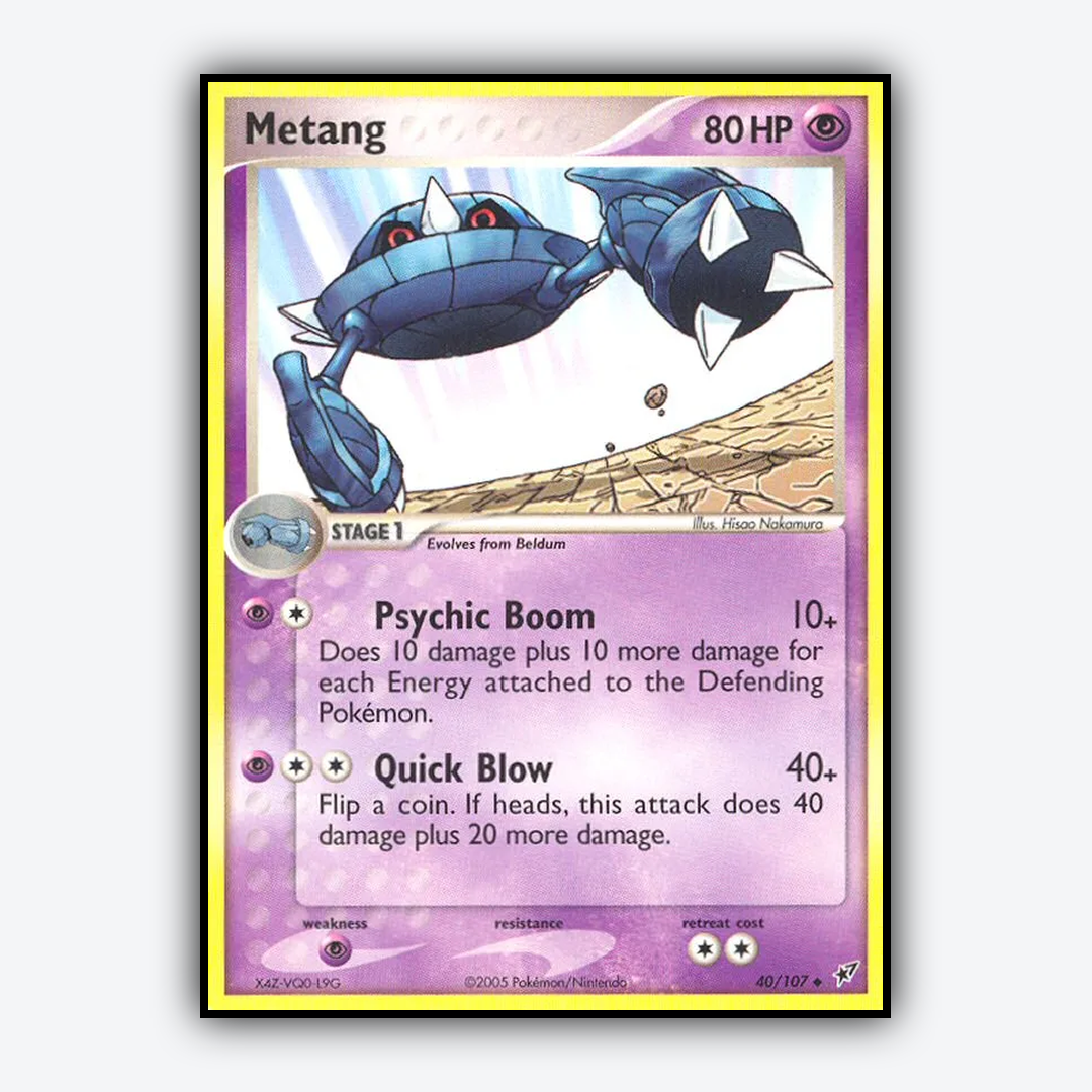 Metang 040/107 - Deoxys Set - Card Rug