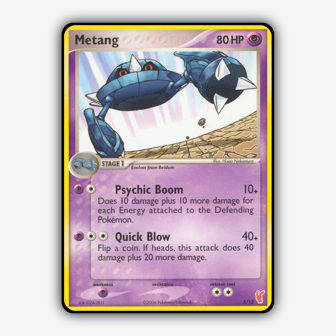 Metang 005/12 - EX Trainer Kit 2 Plusle Set - Card Rug