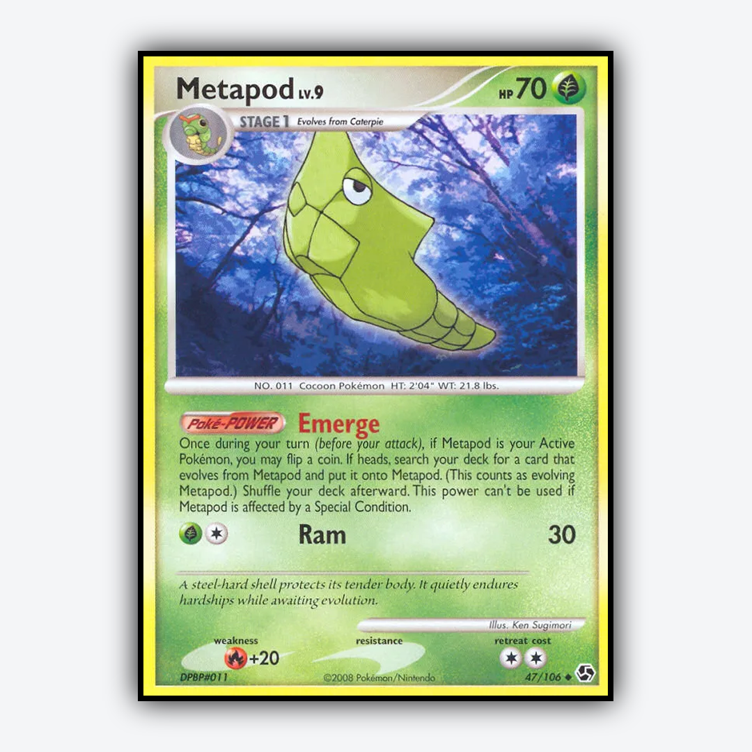 Metapod 047/106 - Great Encounters Set - Card Rug