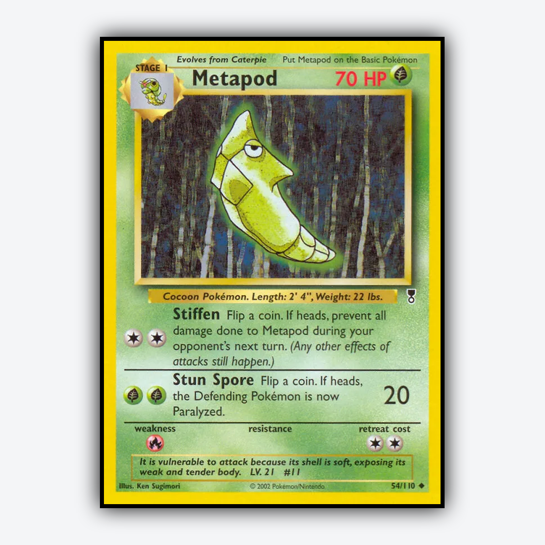 Metapod 054/110 - Legendary Collection Set - Card Rug