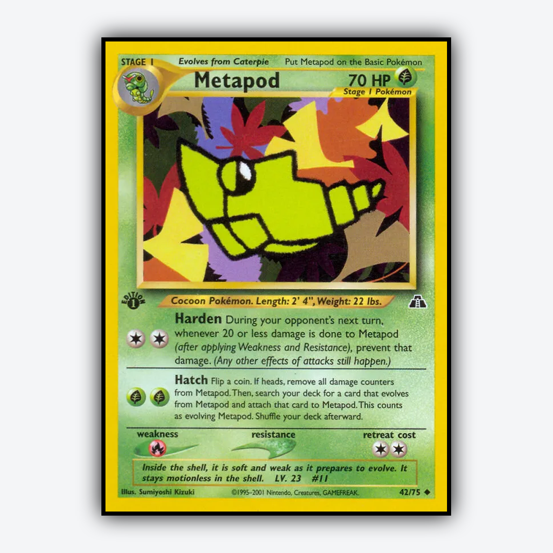 Metapod 042/75 - Neo Discovery Set - Card Rug