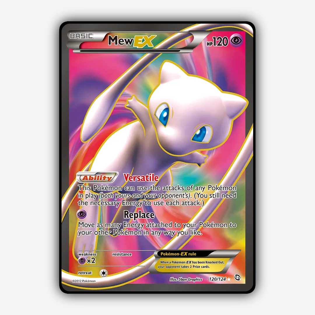 Mew-EX 120/124 - Dragons Exalted Set - Card Rug