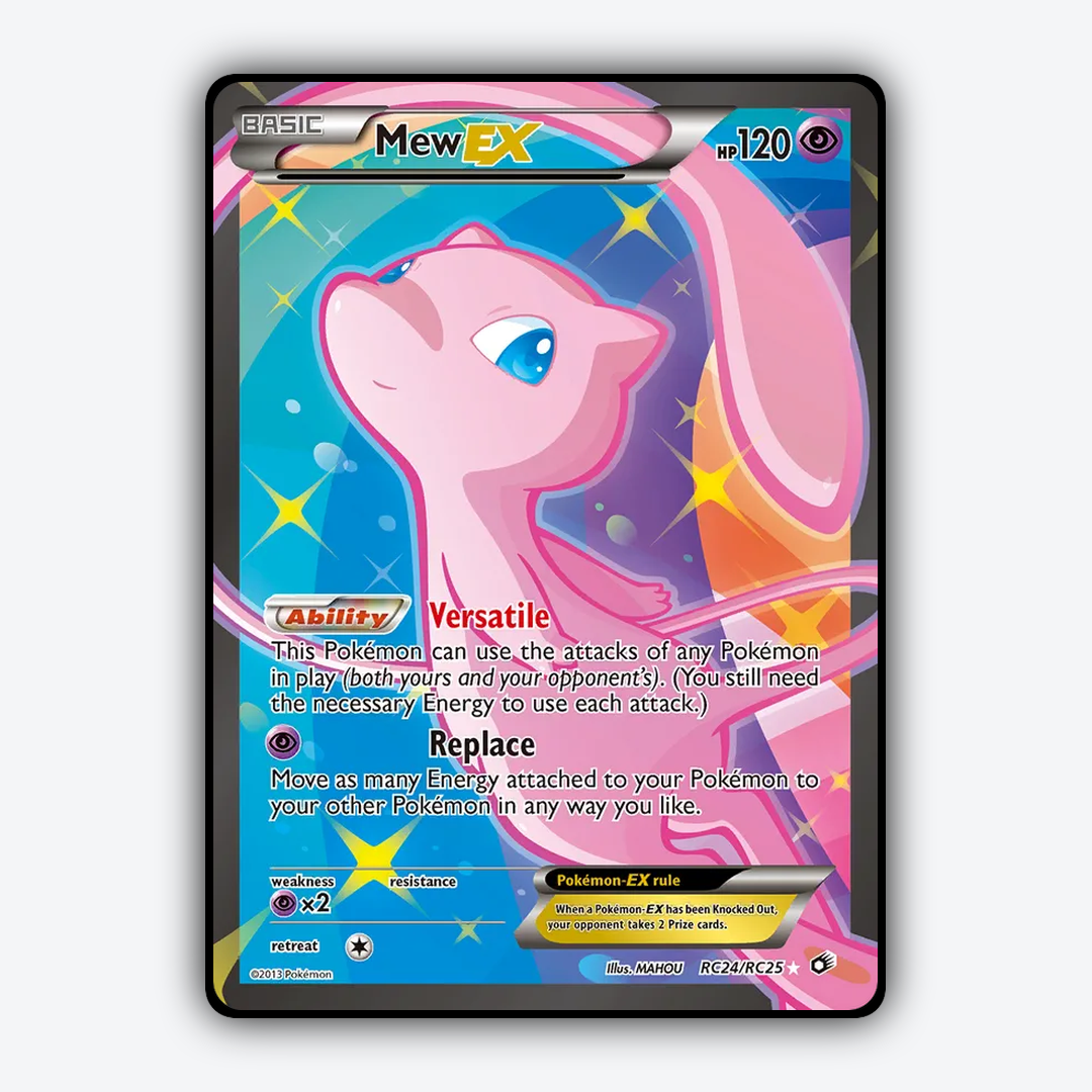 Mew-EX RC024/113 - RC024/113 Legendary Treasures Set - Card Rug