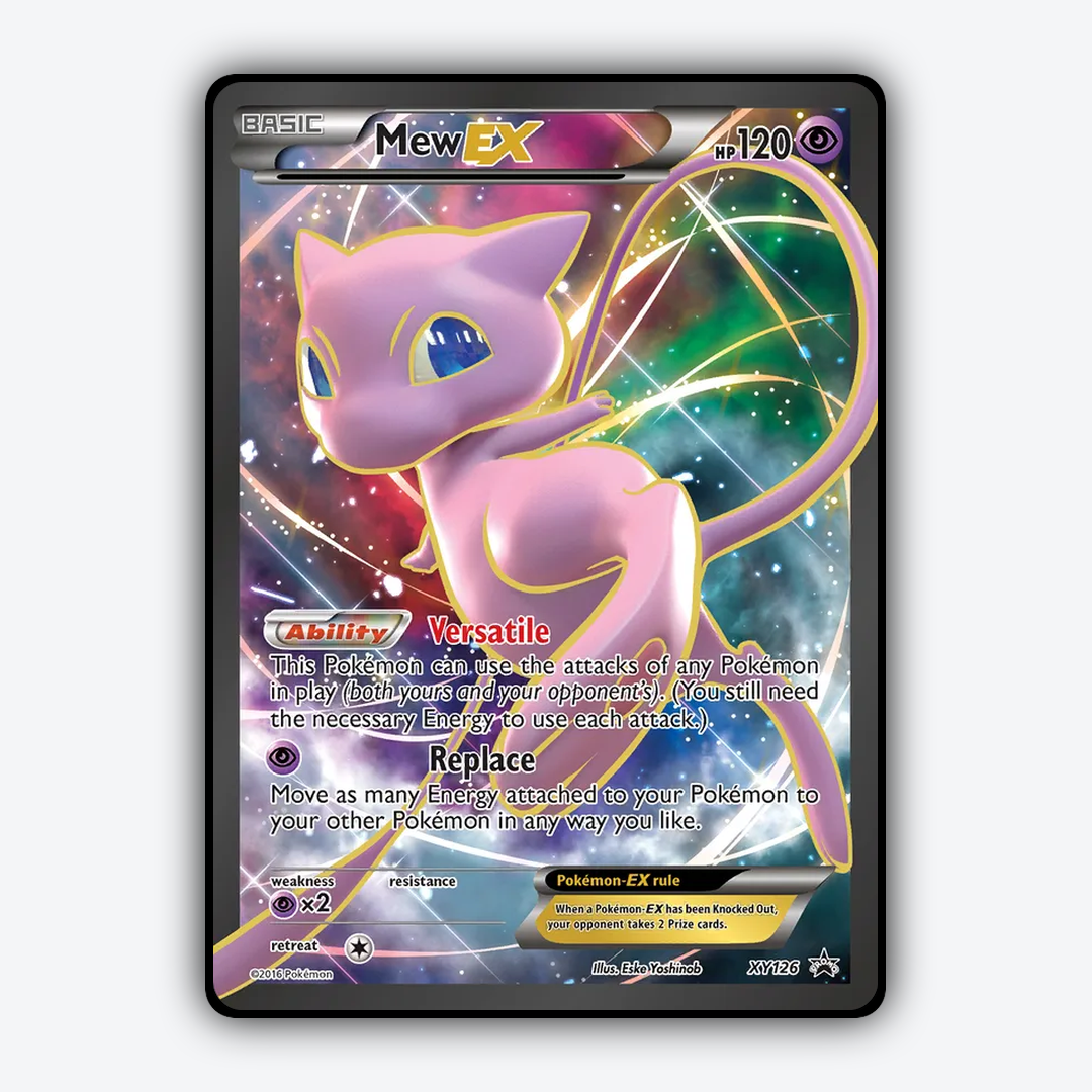 Mew-EX #126 - XY Black Star Promos Set - Card Rug