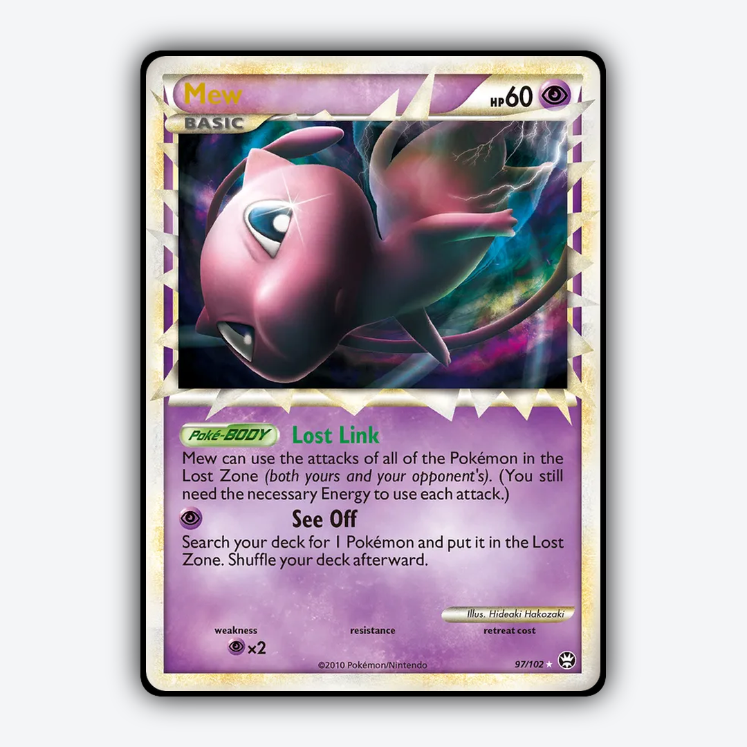 Mew 097/102 - HS—Triumphant Set - Card Rug