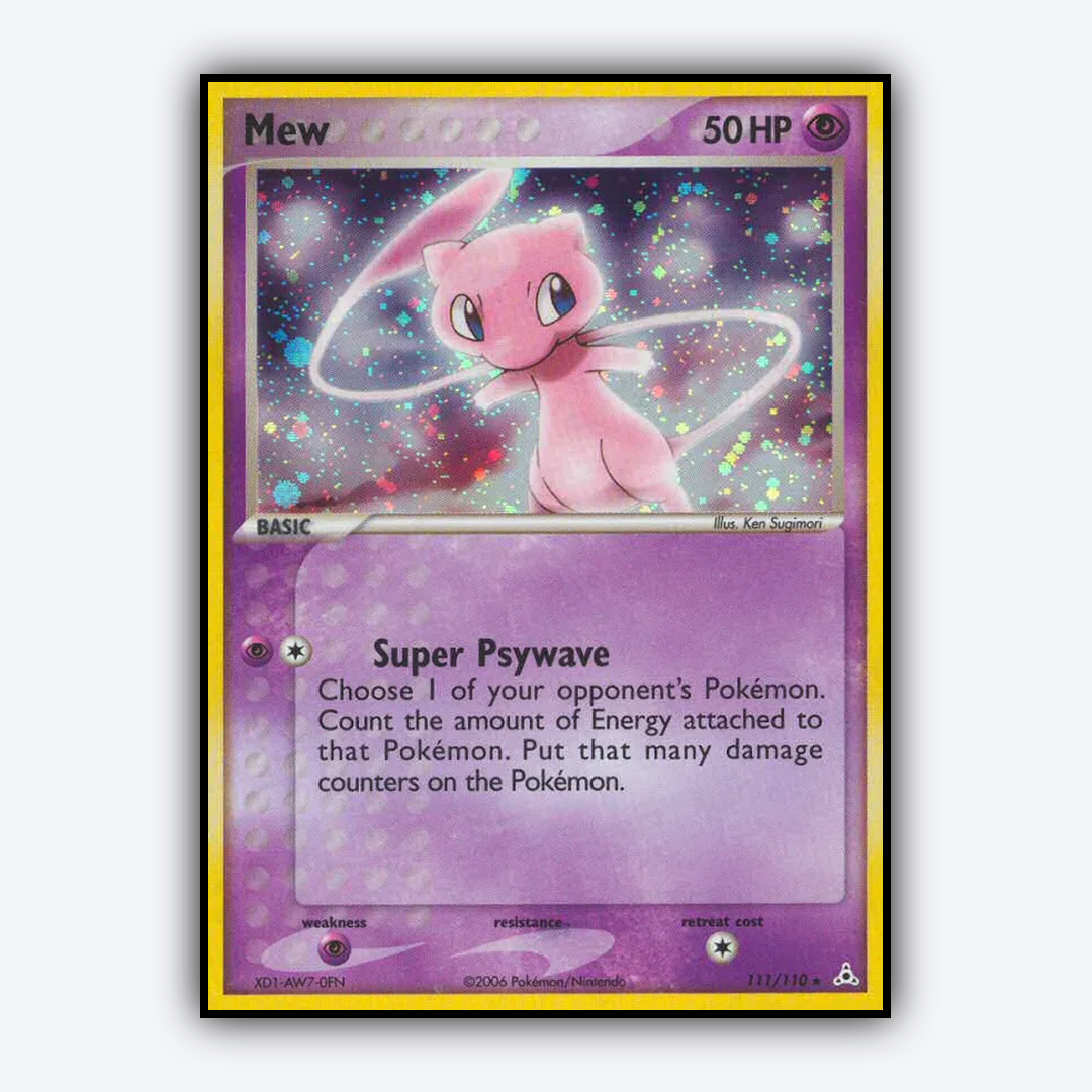Mew 111/110 - Holon Phantoms Set - Card Rug