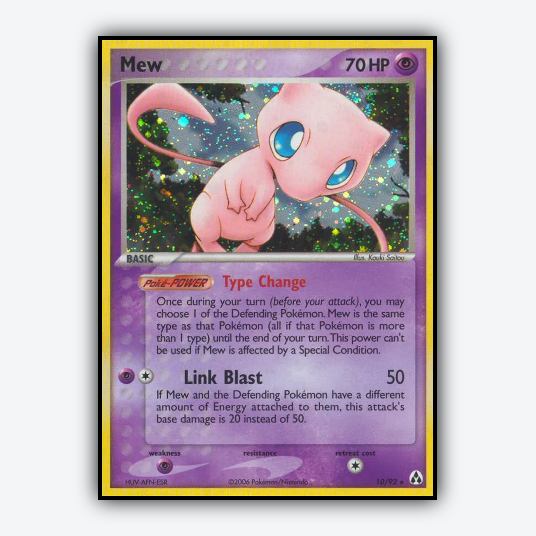 Mew 010/92 - Legend Maker Set - Card Rug