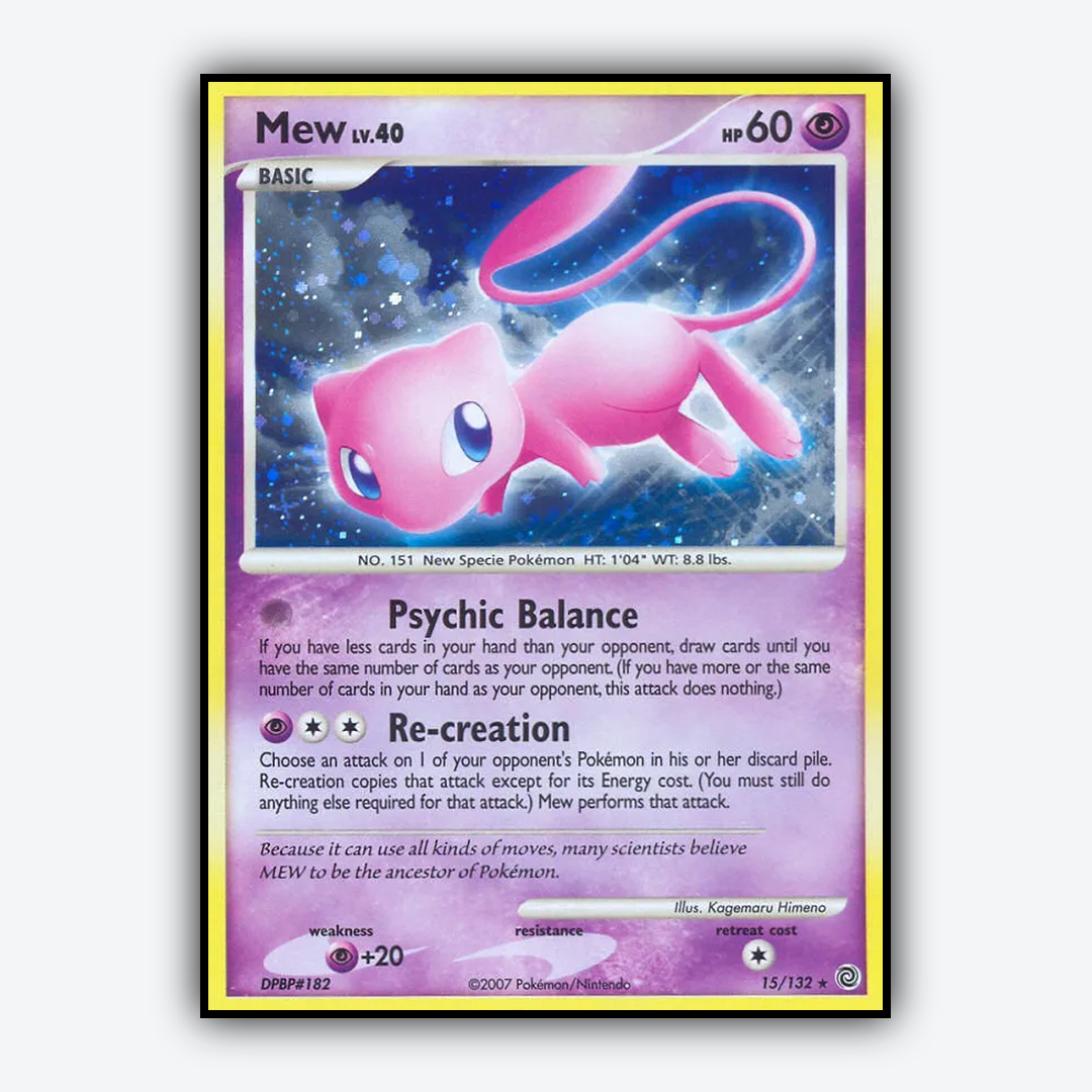 Mew 015/132 - Secret Wonders Set - Card Rug