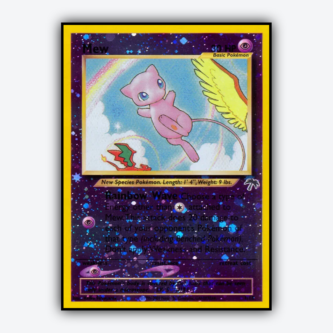 Mew 001/18 - Southern Islands Set - Card Rug