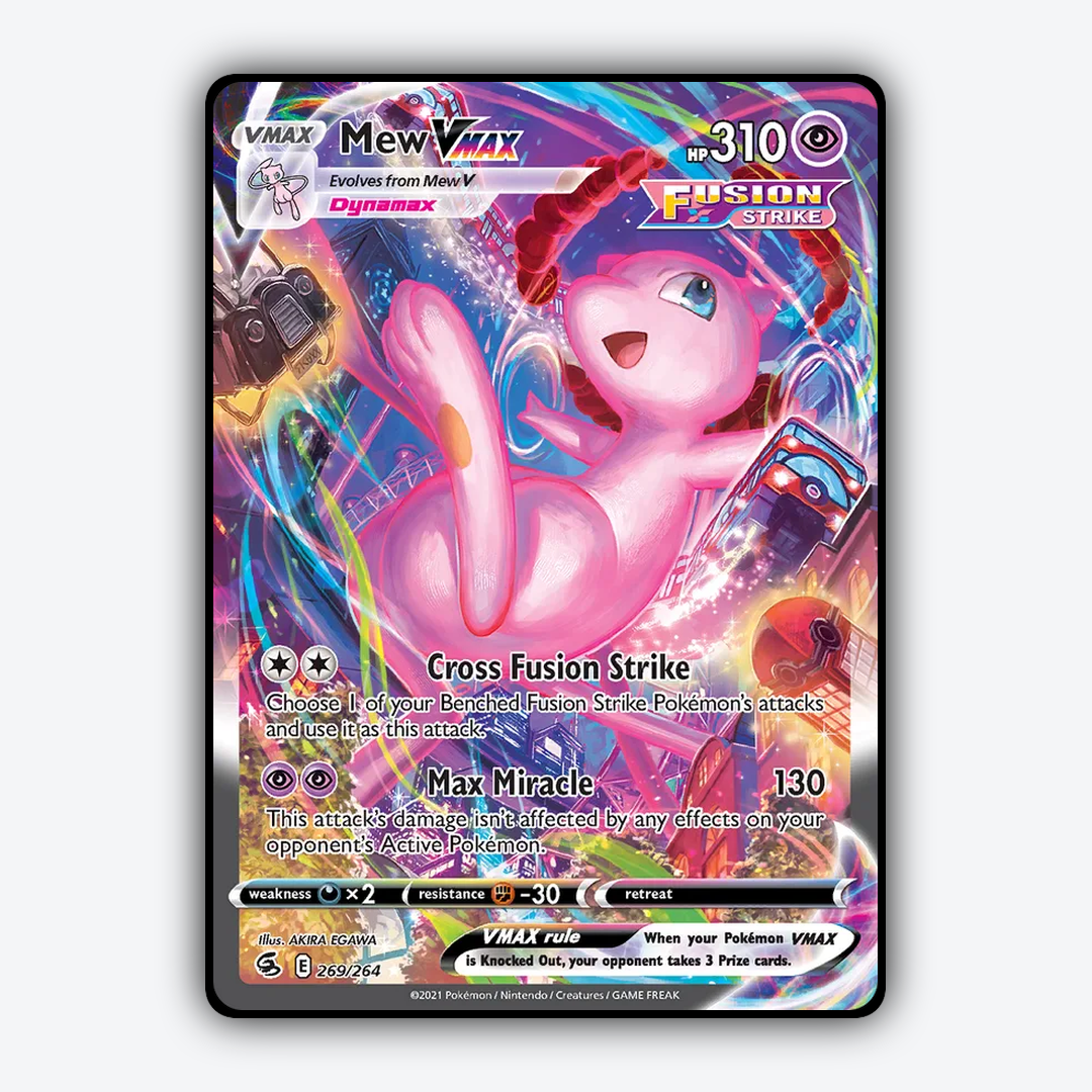 Mew VMAX 269/264 - Fusion Strike Set - Card Rug