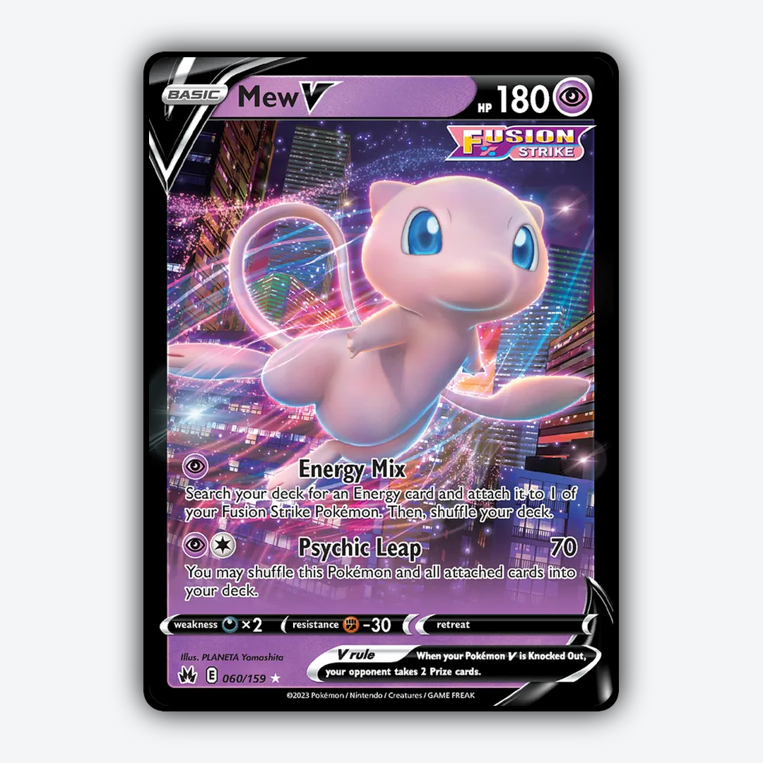 Mew V 060/159 - Crown Zenith Set - Card Rug