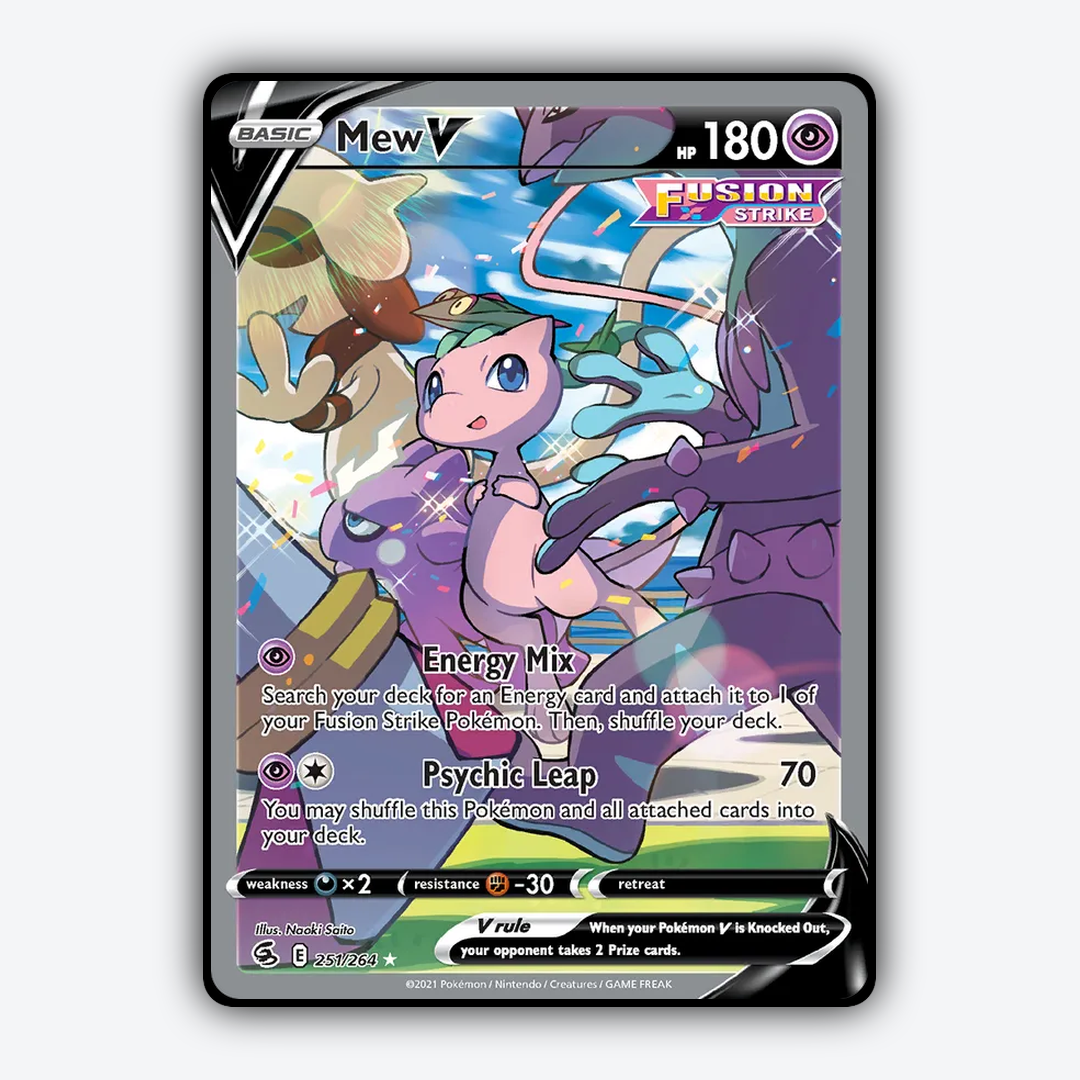 Mew V 251/264 - Fusion Strike Set - Card Rug