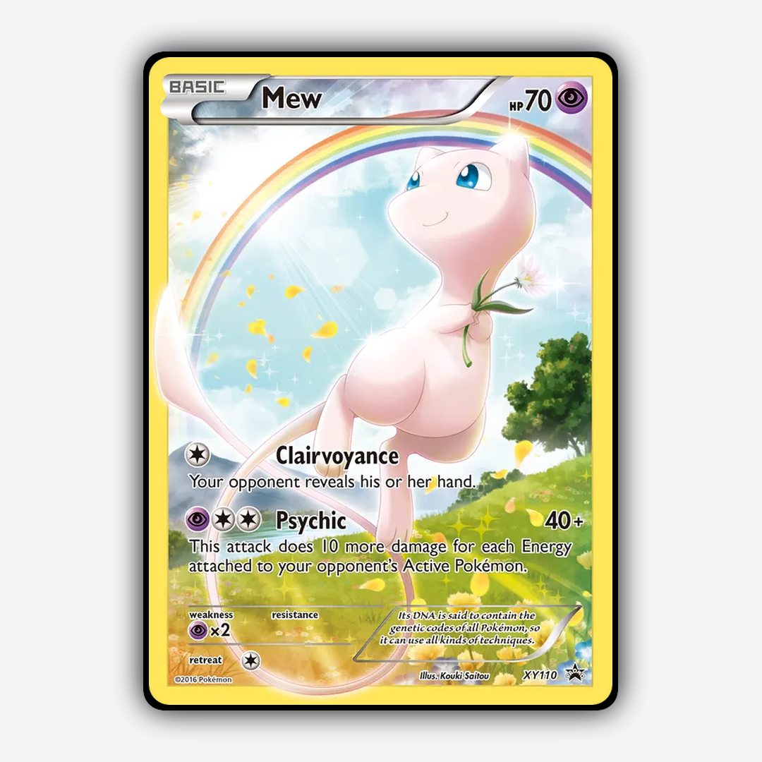 Mew #110 - XY Black Star Promos Set - Card Rug