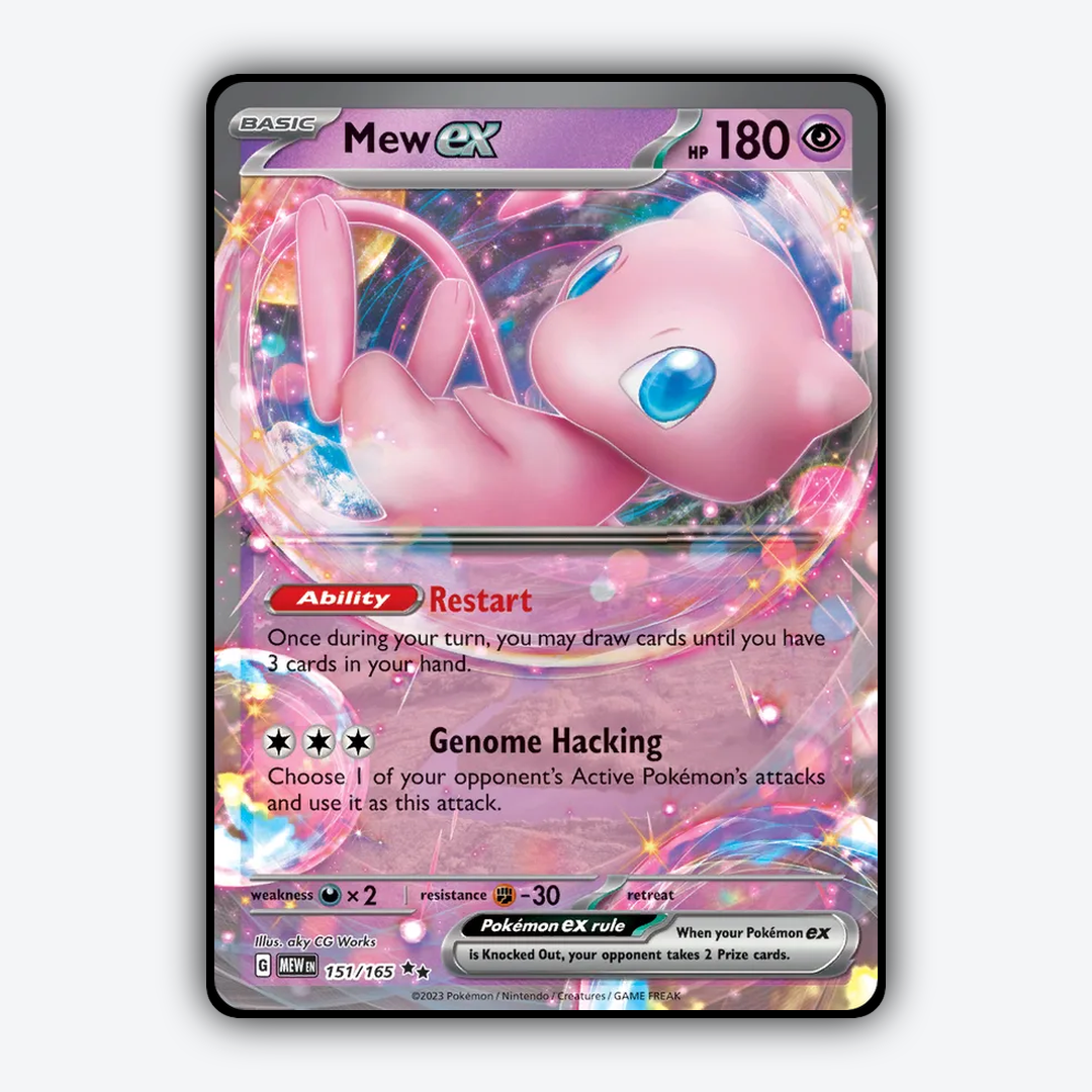 Mew ex #151 - 151 Set - Card Rug