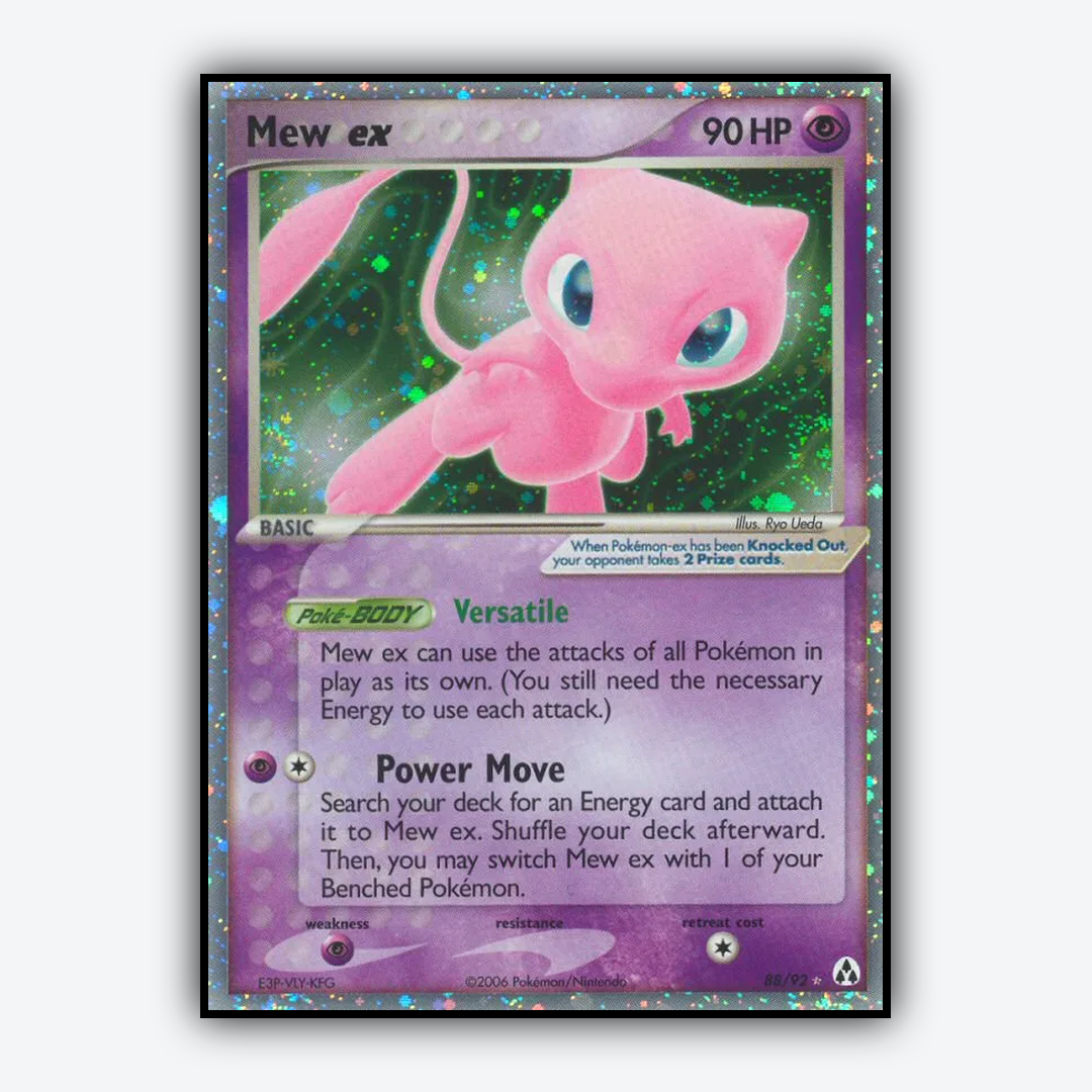 Mew ex 088/92 - Legend Maker Set - Card Rug