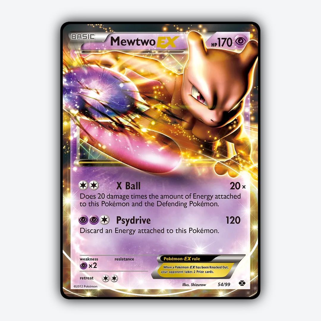Mewtwo-EX 054/99 - Next Destinies Set - Card Rug
