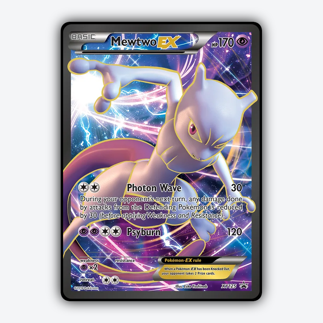 Mewtwo-EX #125 - XY Black Star Promos Set - Card Rug