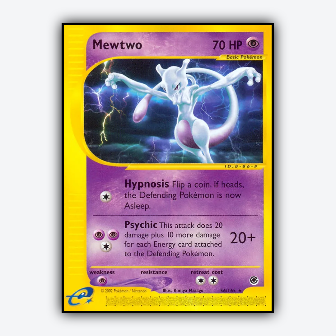 Mewtwo 056/165 - Expedition Base Set - Card Rug