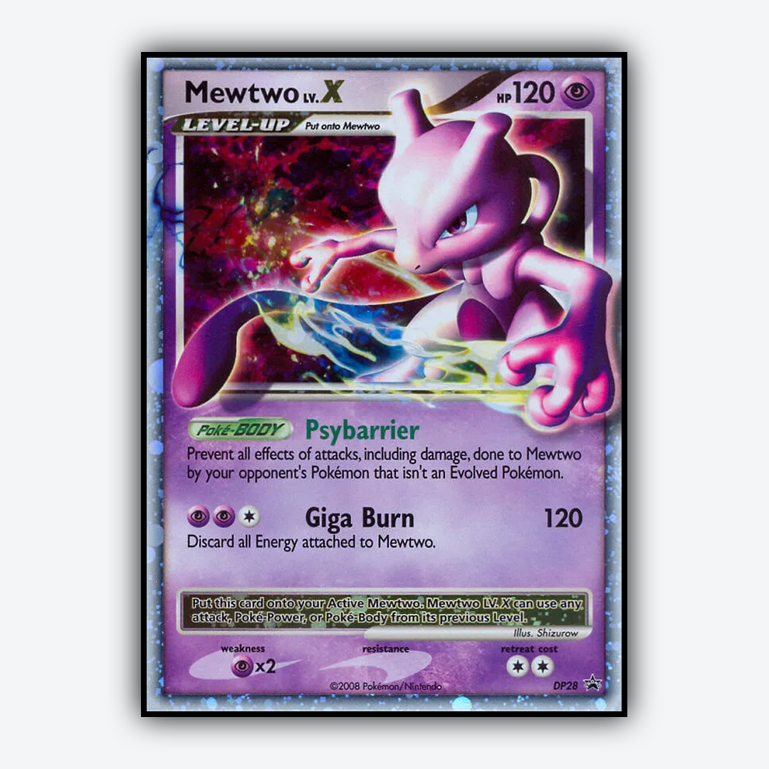 Mewtwo LV.X DP028 - DP Black Star Promos Set - Card Rug