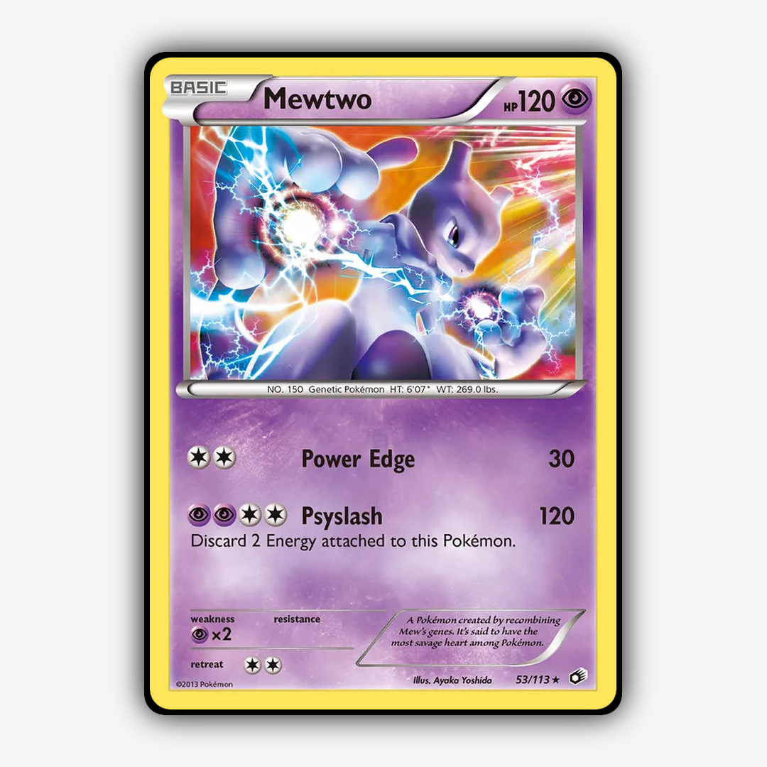 Mewtwo 053/113 - Legendary Treasures Set - Card Rug
