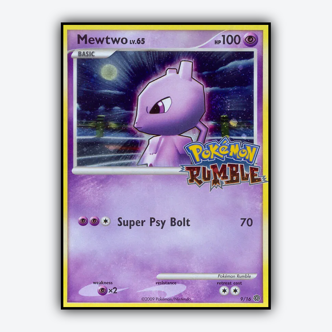 Mewtwo 009/16 - Pokémon Rumble Set - Card Rug
