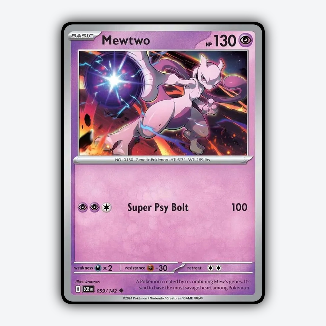 Mewtwo 059/142 - Stellar Crown Set - Card Rug