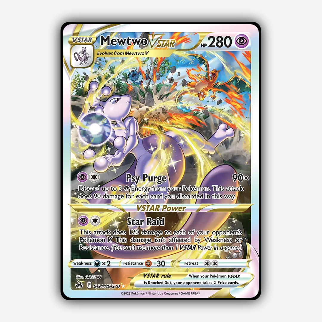 Mewtwo VSTAR #44 - Crown Zenith Set - Card Rug