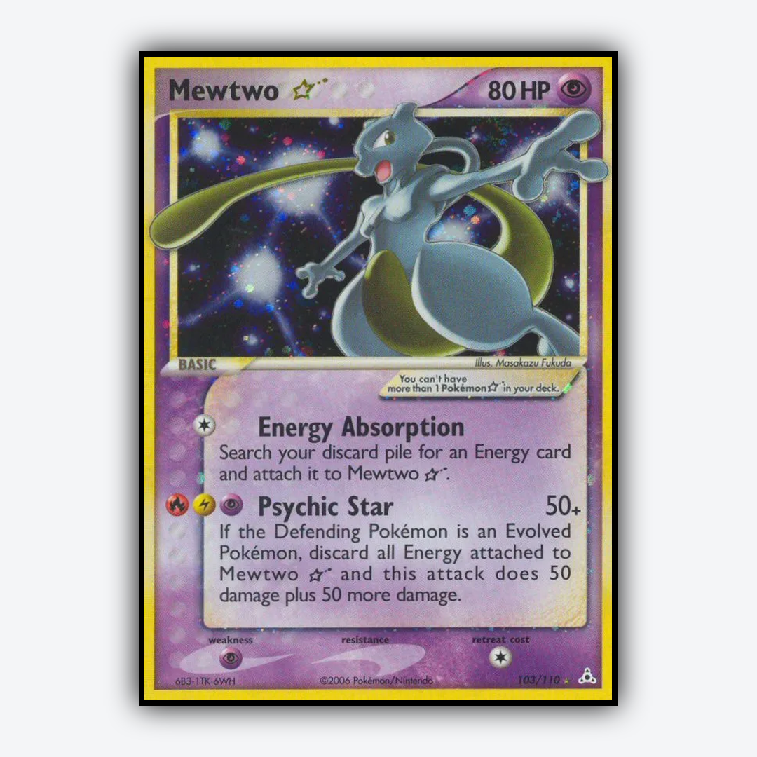 Mewtwo ★ 103/110 - Holon Phantoms Set - Card Rug