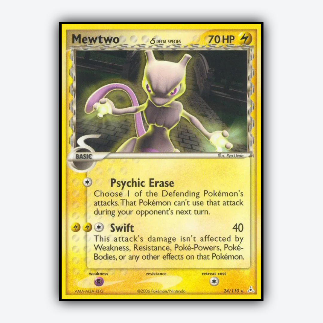 Mewtwo δ 024/110 - Holon Phantoms Set - Card Rug