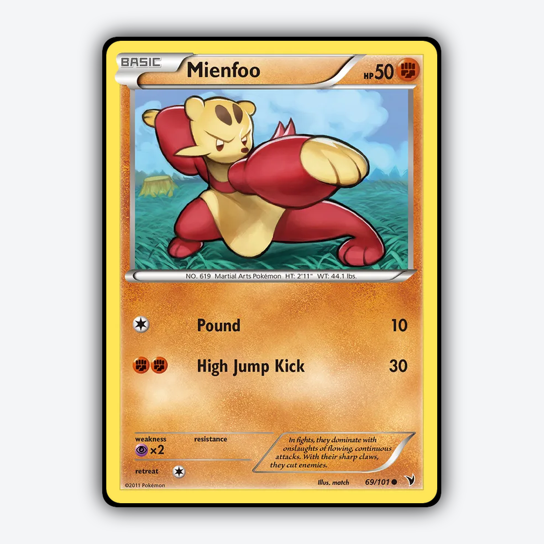Mienfoo 069/101 - Noble Victories Set - Card Rug