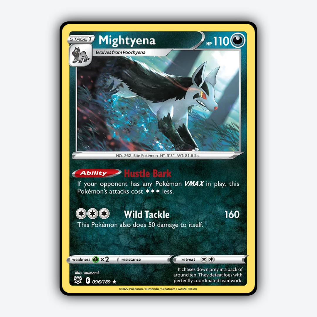 Mightyena 096/189 - Astral Radiance Set - Card Rug