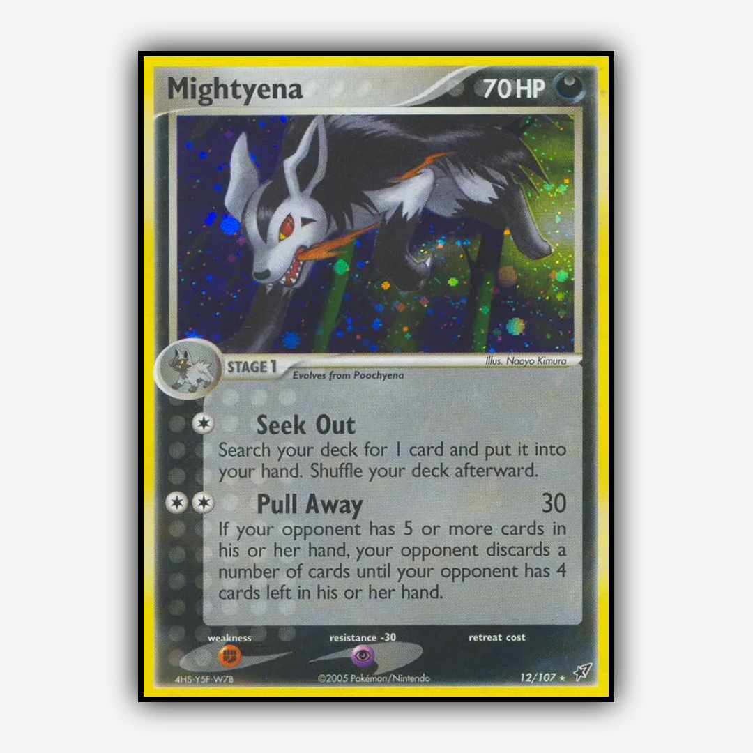 Mightyena 012/107 - Deoxys Set - Card Rug